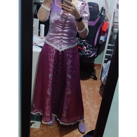 Bộ Tóc Giả Kiểu Công Chúa Rapunzel Dành Cho Trẻ Em