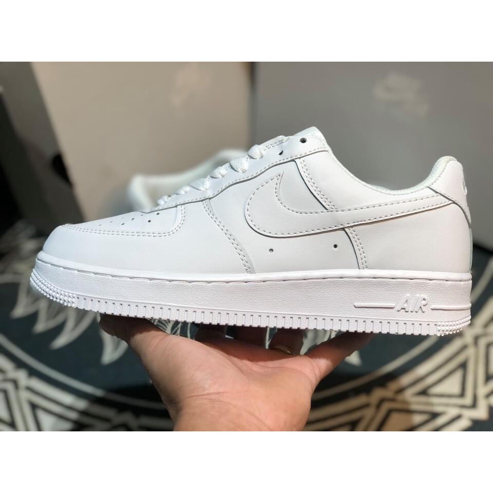 Giày Nike_AF1(sale sốc) nam nữ, giày Nike_Trắng Air force 1 all white full box bill free ship