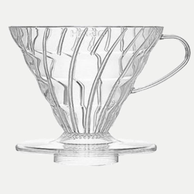 Phễu Pha Cà Phê Nhựa Cứng Trong Hario V60 Coffee Dripper