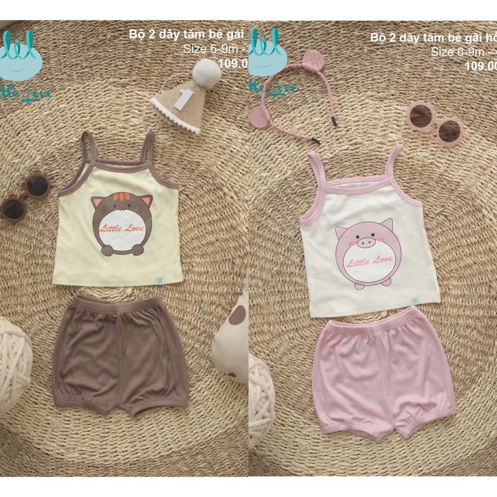 Bộ hai dây tăm bé gái Little Love