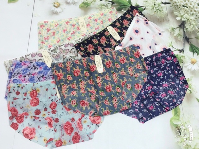 Quần đúc su thông hơi họa tiết hoa nhí siêu mát