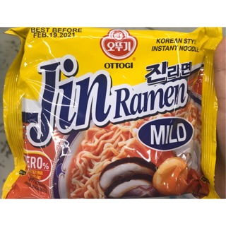Mỳ Hàn OTTGI JIN Ramen Mild không cay.
