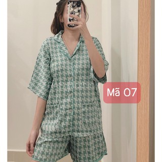 PYJAMA đùi lụa bigsize, set bộ mặc nhà cao cấp