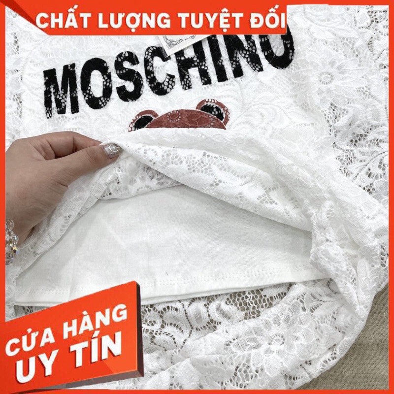 Sét Bộ [ 𝐅𝐑𝐄𝐄 𝐒𝐇𝐈𝐏 ] Ren Moschinooo Cực Xinh  Chất Ren Hoa Mềm Đẹp  Hàng Đẹp Như Hàng QC  Kèm Áo 2s bên trong luôn ạ