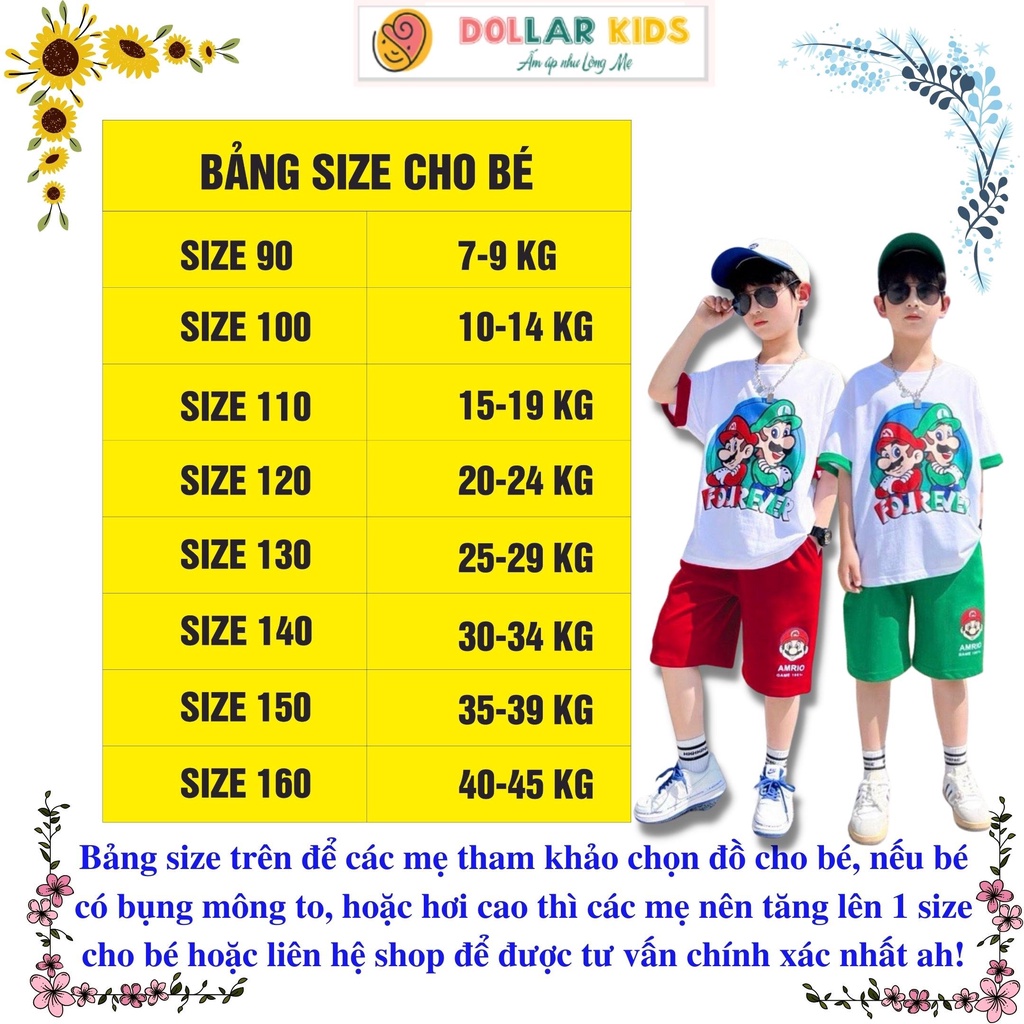 Đồ Bộ Cho Bé Trai Hãng Dollarkids Vải  Co Giãn Thoáng Mát