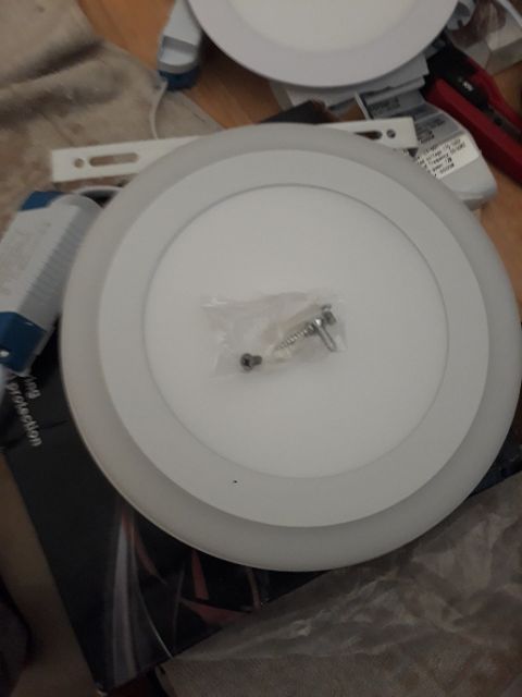 10 Đèn led âm trần 6+3 viền màu