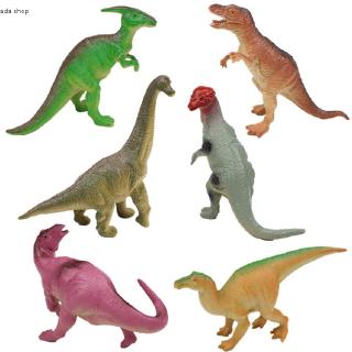 12 cao su mềm mô hình khủng long đồ chơi Jurassic thế giới thanh nhạc khủng long đồ chơi mô phỏng Tyrannosaurus brachiosaurus gửi ngẫu nhiên 3