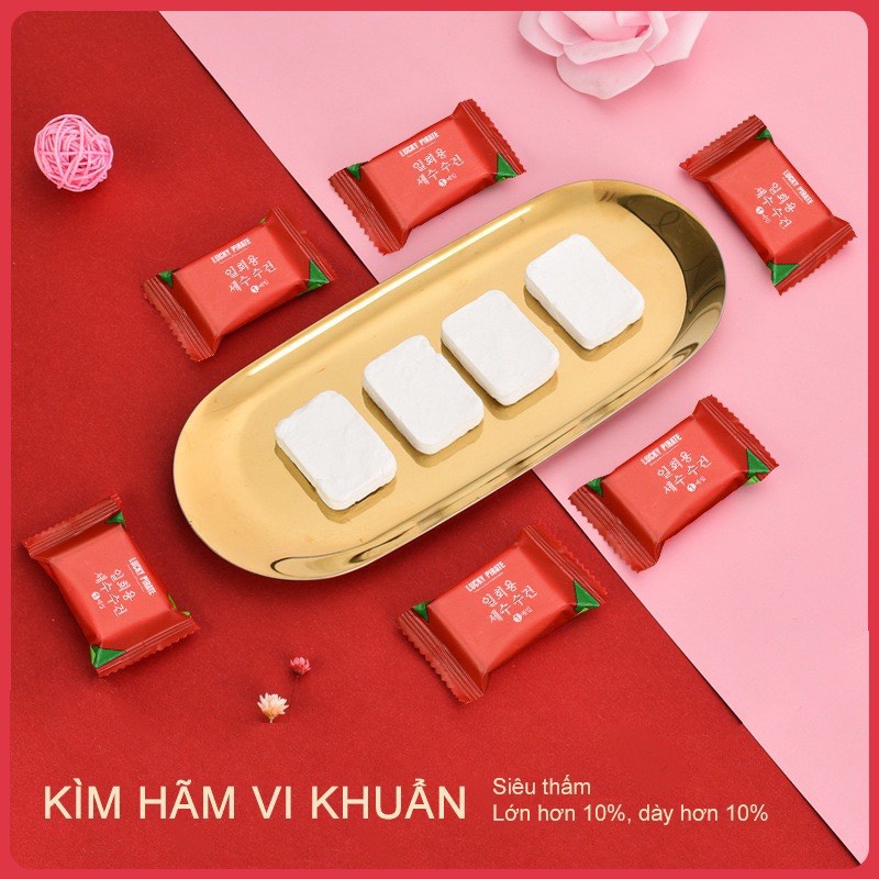 Khăn Giấy Nén Hàn Quốc Cao Cấp MIFAN Khăn 24x30cm - Loại Dày 2 Lớp - Mang Đi Du Lịch, Công Tác Tiện Lợi