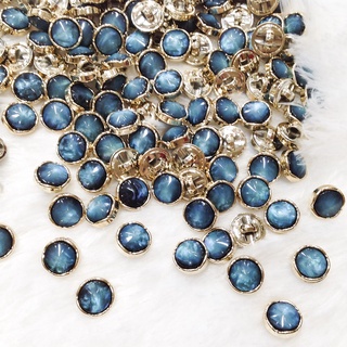 Nút áo 3d vân vàng cúc hoa văn sóng vang size 1.3cm đính kết trang phục