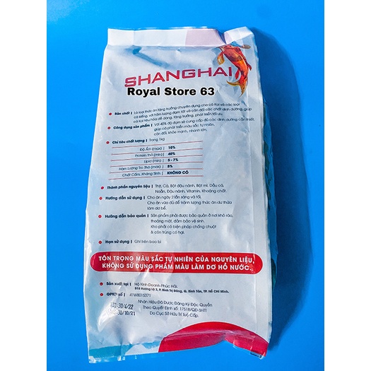 ShangHai 1kg thức ăn chuyên cho cá chép Koi