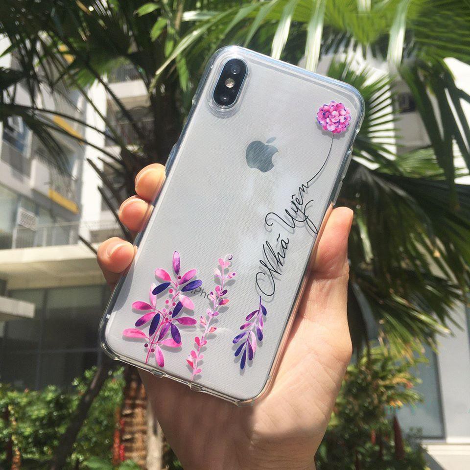 Ốp lưng iphone nhựa dẻo thiết kế In Tên theo yêu cầu cực đẹp cực độc - Đậu Case