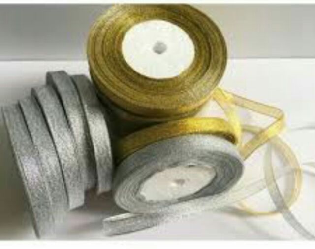 Ruy băng nhũ 1cm, ruy băng kim tuyến