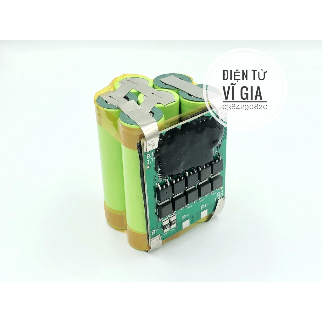 Khối Pin Hitachi 12.6V Pin Lishen   dung lượng 4000mAh xả 40A