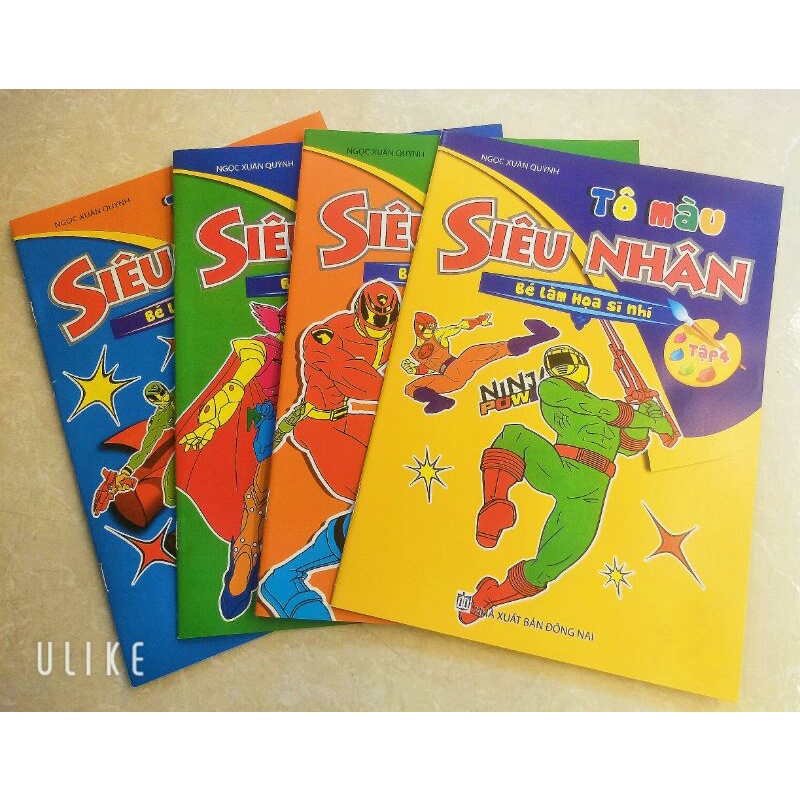 Tô màu siêu nhân - Bé làm họa sĩ nhí