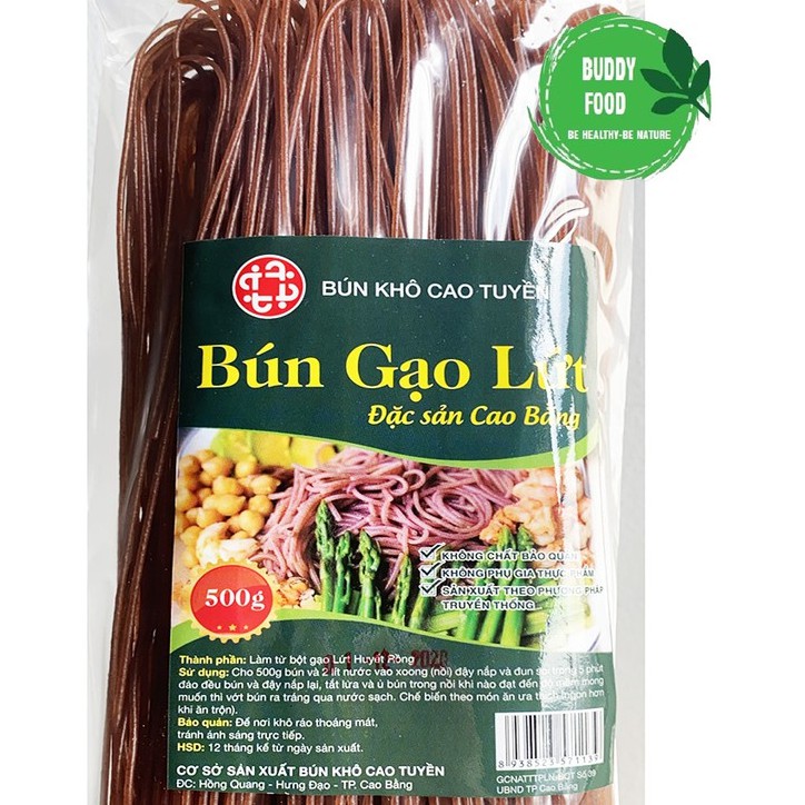 Bún Gạo Lứt Huyết Rồng Gói 500Gram Ăn Thay Thế Cho Gạo Lứt | BigBuy360 - bigbuy360.vn
