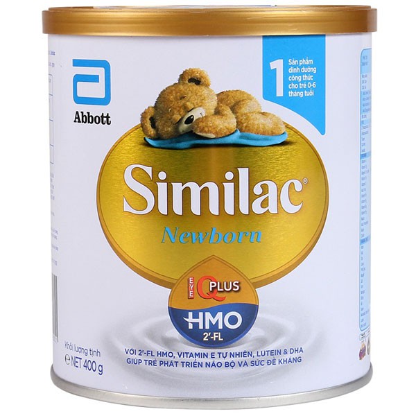 Sữa Similac Newborn IQ 1, Abbott, 400gr, 0-6 Tháng