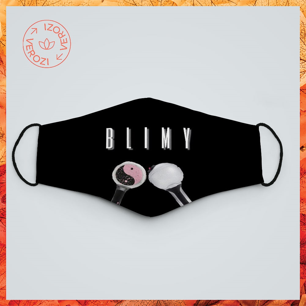 Khẩu Trang Gia Đình In Hình Kpop VEROZI Vải Cotton 100%, Kháng Khuẩn, Có Thể Giặt Và Tái Sử Dụng Dành cho Nam Nữ