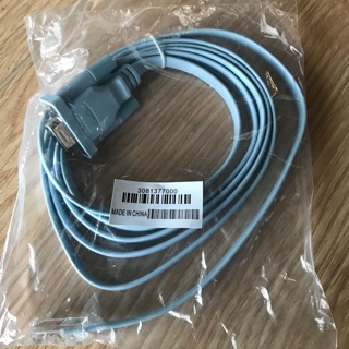 Cáp console CISCO chính hãng - Cisco Console Cables DB9-RS232 RJ45 zin, hàng bóc hộp từ Switch Cisco