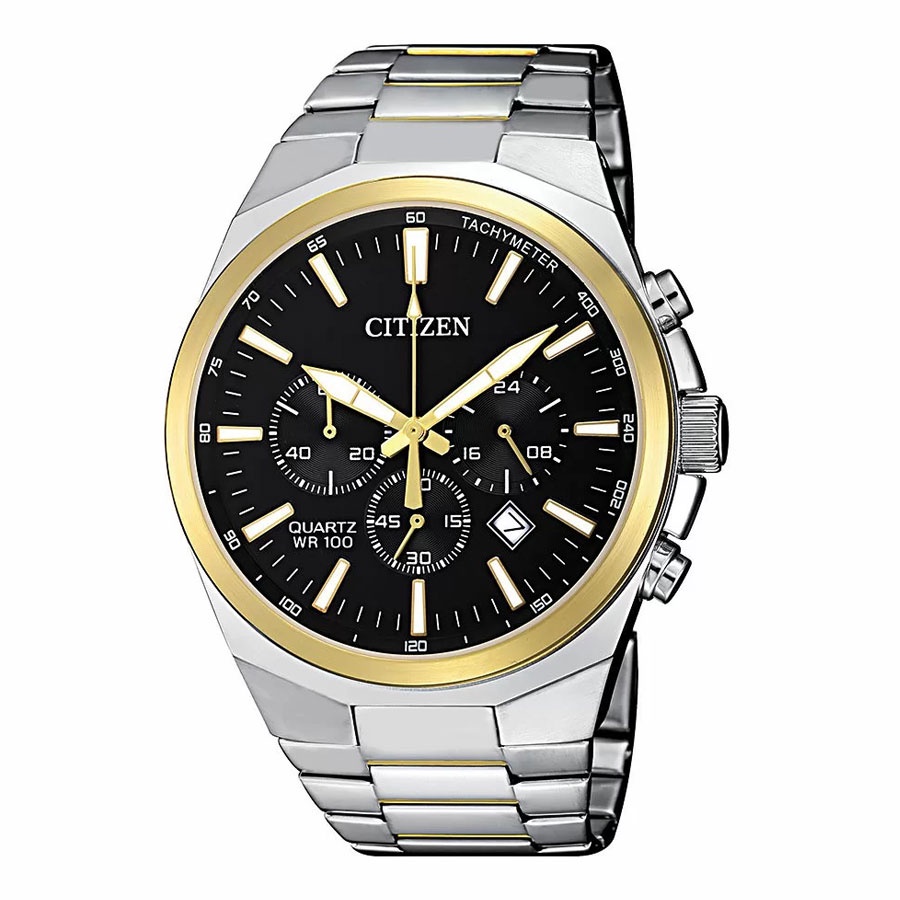 Đồng Hồ Nam Citizen Dây Thép Không Gỉ AN8174-58E - Mặt Đen