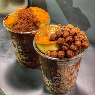SET NGUYÊN LIỆU MILO DẦM TRÂN CHÂU PUDDING
