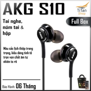 [Bảo hành 1 đổi 1]Tai nghe ss akg s10(đen) - Tai nghe ss S10 - Có hộp có bảo hành