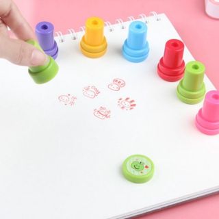 BỘ 10 CON DẤU HÌNH HOA QUẢ