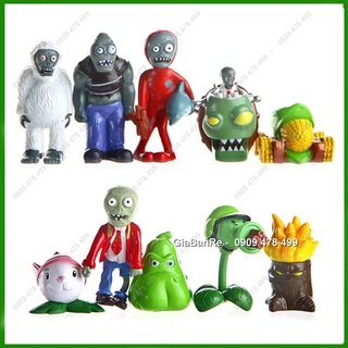 Bộ 10 Nhân Vật Zombie Vs Plant - Mèo Hồng - 7997.2