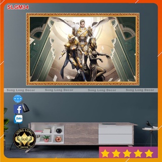 Tranh Dán Tường Gaming (PUBG) Player Unknown’s Battlegrounds  -SLGM34- Tranh 3d Cho Game Thủ - Song Long Decor