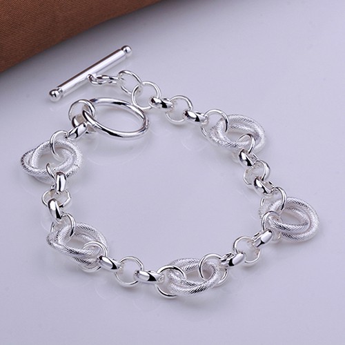 Vòng Đeo Tay Mạ Bạc 925 Thời Trang Xinh Xắn Cho Nữ