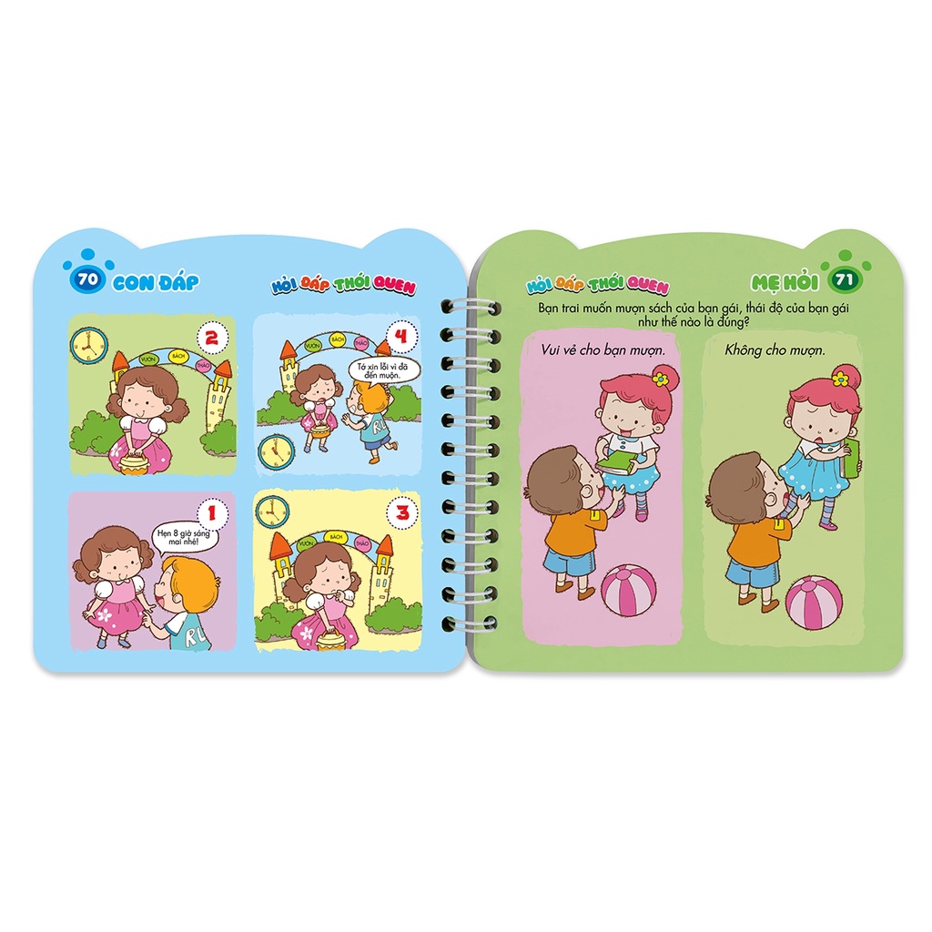 Sách Mẹ Hỏi Con Đáp - Phát Triển Toàn Diện - Hỏi Đáp Thói Quen (2-6 Tuổi) (Tái Bản)
