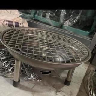 Bếp nướng + vỉ nương than hoa inox tròn giá rẻ