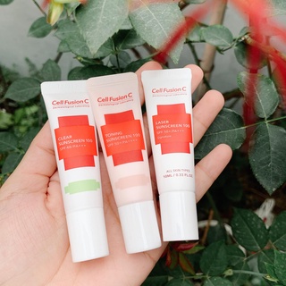 Kem Chống Nắng Cell Fusion C Mini 10ml [ XANH - ĐỎ - HỒNG]