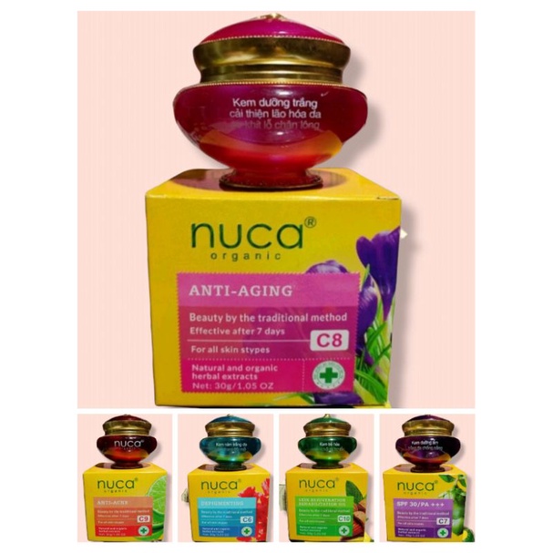 Kem Nuca Dưỡng Trắng Da Ngăn Ngừa Nám Mụn Tặng Kèm 5 Viên Serum 30g