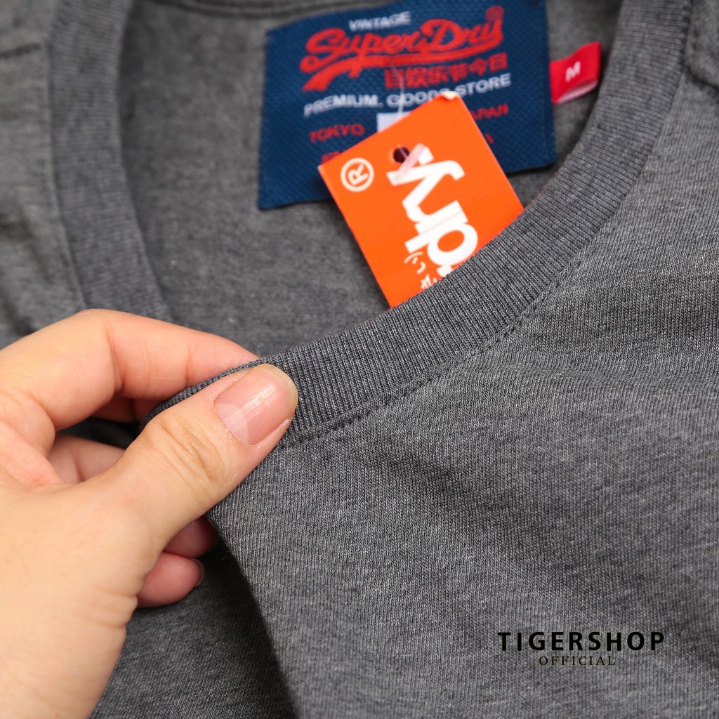 Áo phông nam thun cotton đẹp cổ tròn tay ngắn form rộng unisex bảng màu trơn nổi bật logo thêu sắc nét thời trang SUP001 | BigBuy360 - bigbuy360.vn
