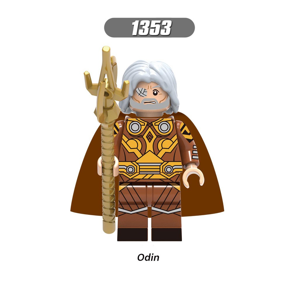 Minifigures Marvel DC Các Mẫu Nhân Vât Loki Thor Laufey Odin Mẫu Ra Mới Nhất X0269