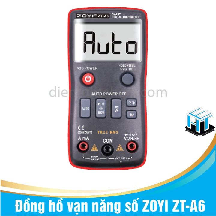 Đồng hồ vạn năng số ZOYI ZT-A6 chính hãng ZOTEK BH 12 tháng