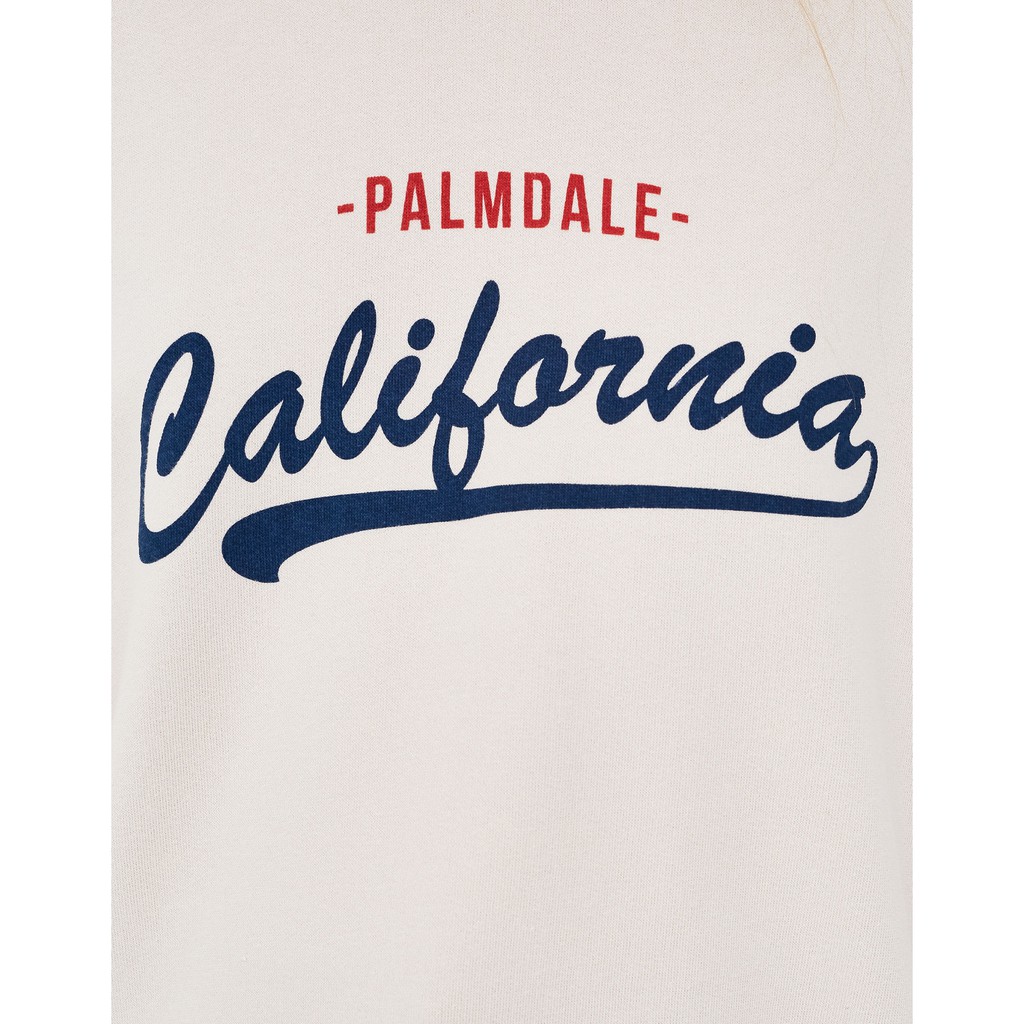 Hoodie slogan sọc tay