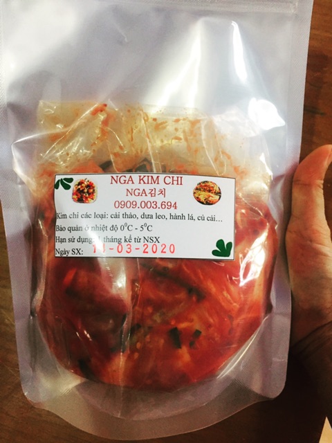 Kim chi cải thảo Hàn Quốc chuẩn vị chua cay (500gr)