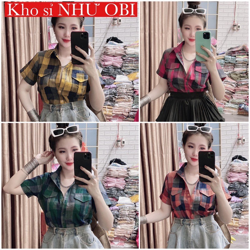 SƠ MI CARO TÚI HỘP