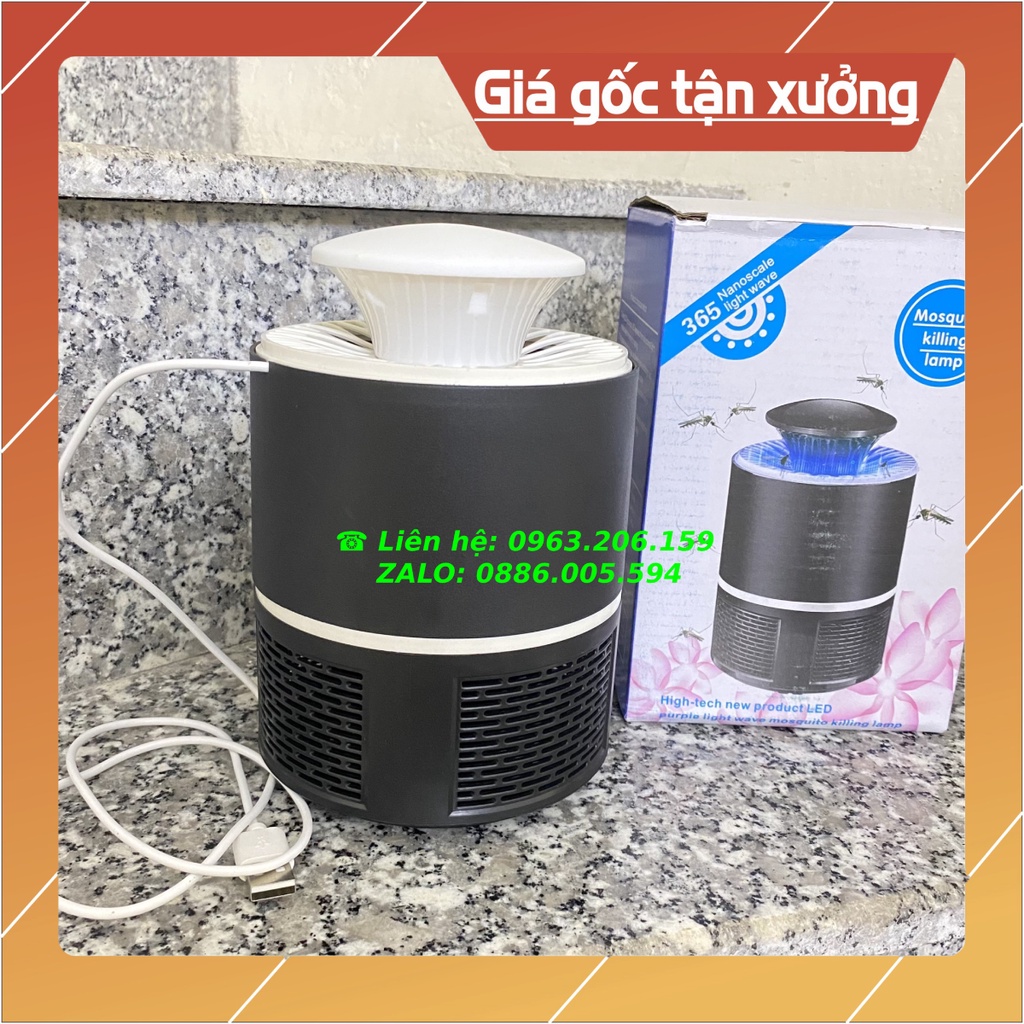 [HOT] Máy Bắt Muỗi Bằng Đèn Led Xanh Thông Minh Không Gây Tiếng Ồn, Dây USB Thông Dụng