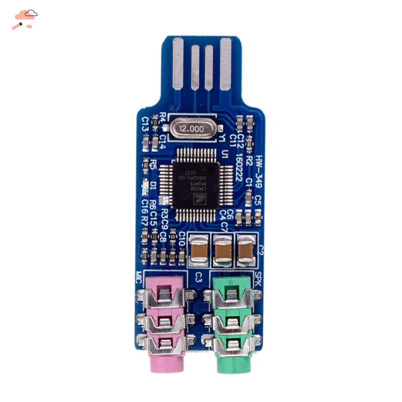 Card Âm Thanh Usb Cm108 Cho Máy Tính