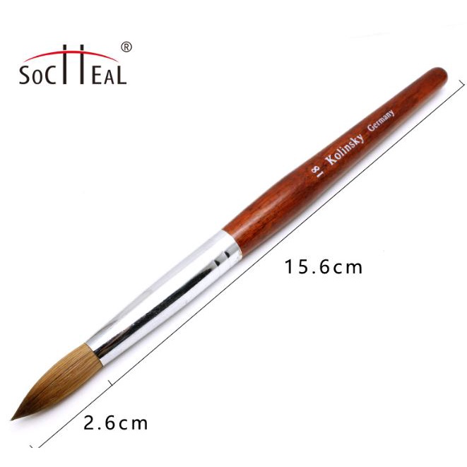 Cọ đắp bột (đồng giá 70k cây) kolinsky germany số 08,10, 12, 14, 16, 18, 20 22 24