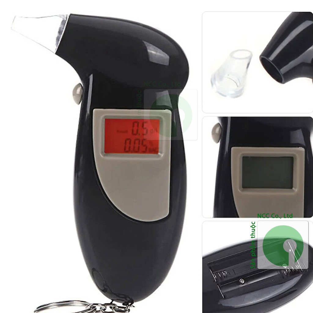 Máy Kiểm Tra Nồng Độ Cồn Phân Tích Hơi Thở Alcohol Tester Màn Hình LCD Điện Tử Cực Kì Chính Xác - NLVQ-3453-KTDC