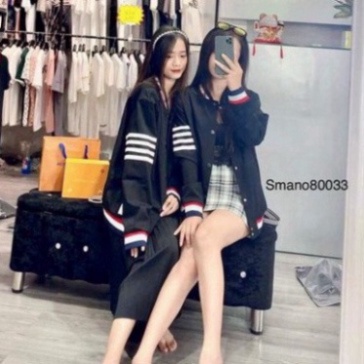 @    Áo Khoác Bomber Thome Kẻ Sọc Tay Thời Trang Nam Nữ 2021 @