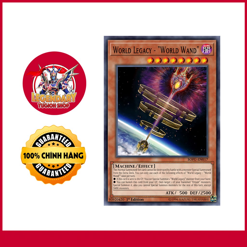 [Thẻ Bài Yugioh Chính Hãng] World Legacy - "World Wand"