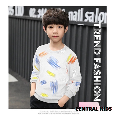 Áo Sweater Thời Trang Cho Bé Trai 7 8 9 10 11 12 13 14 15 Tuổi