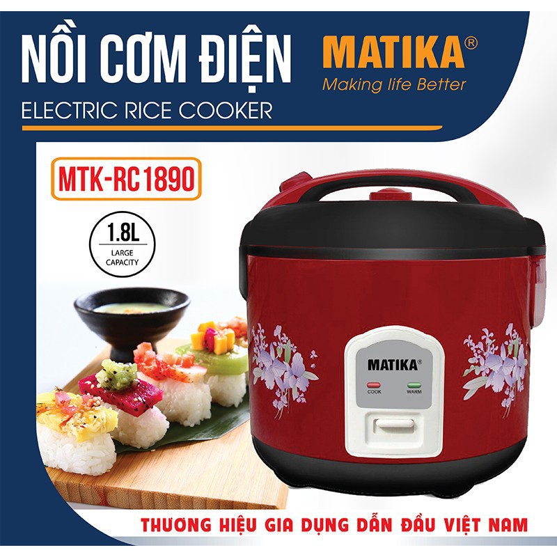 Nồi cơm điện MATIKA MTK-RC1890