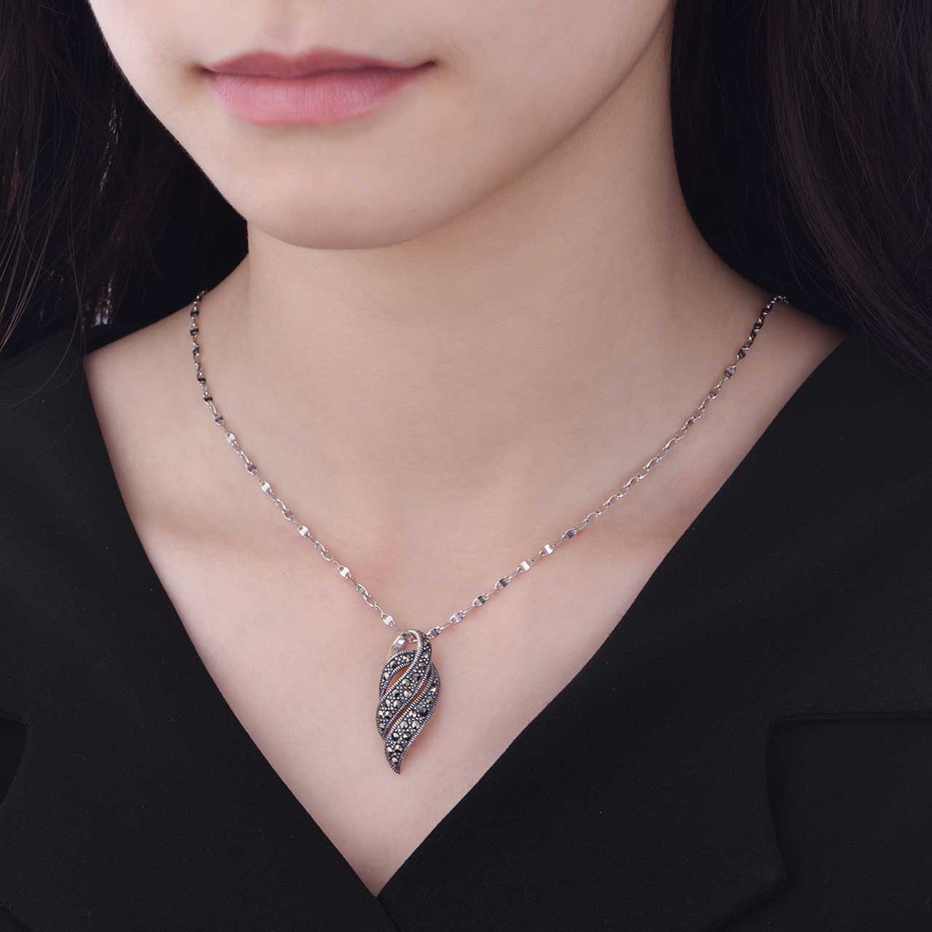 Mặt dây chuyền bạc đính đá PNJSilver 00ZTW060001