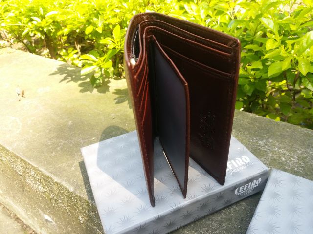 Ví nam cefiro jeans da bò mềm mại