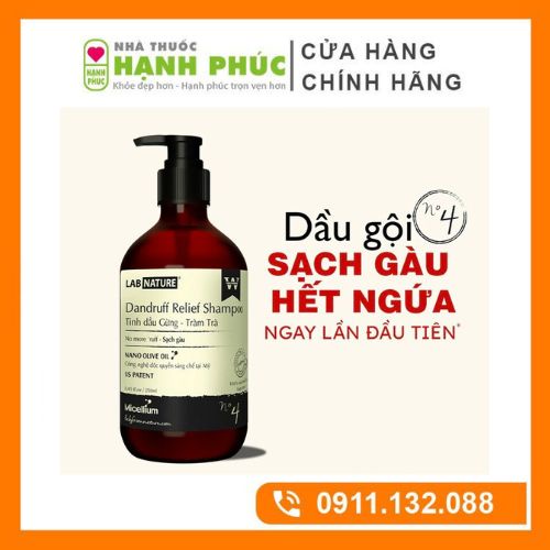 Dầu gội sạch gàu Wakamono No.4 - Công nghệ Mỹ giúp sạch gàu, hết ngứa - Chai 250ml